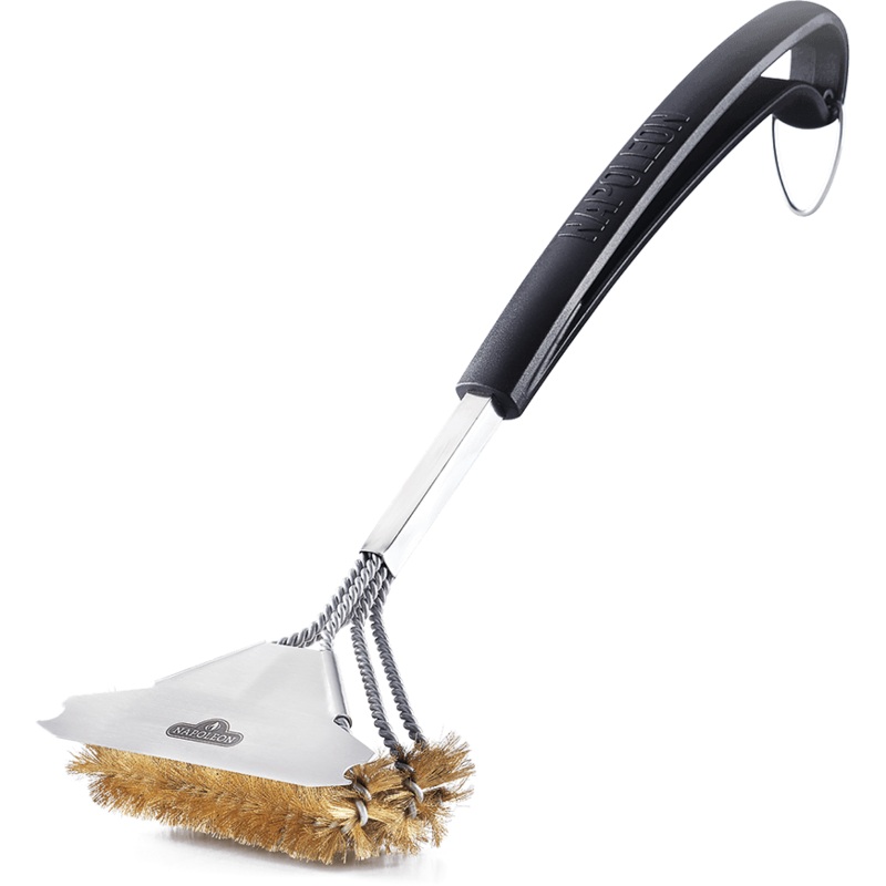 Napoleon Bbq 62058 Triple-Row Grill Brush with Brass Bristles