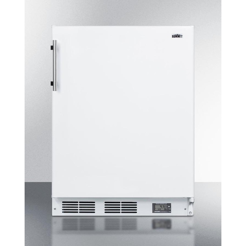 Summit BKRF661BIADA 24″ Wide Break Room Refrigerator-freezer, ADA Compliant