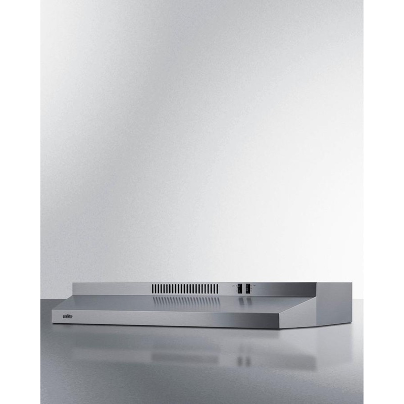 Summit H36RSSADA 36″ Under Cabinet Convertible Range Hood, Ada Compliant