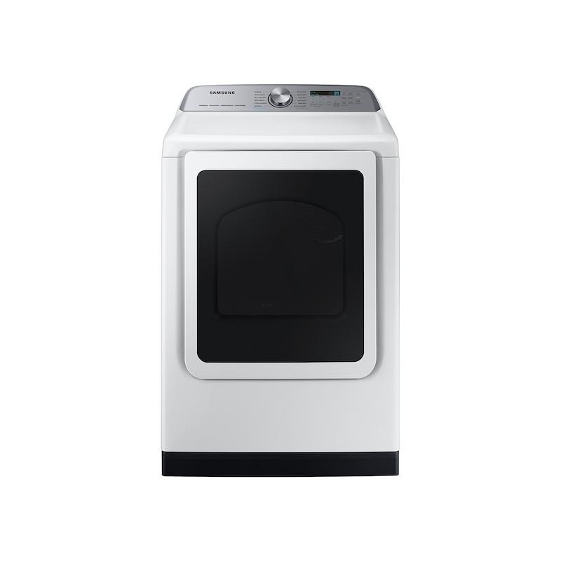 Samsung DVG54CG7150W 7.4 Cu. Ft. Smart Gas Dryer With Pet Care Dry And Steam Sanitize+ In White