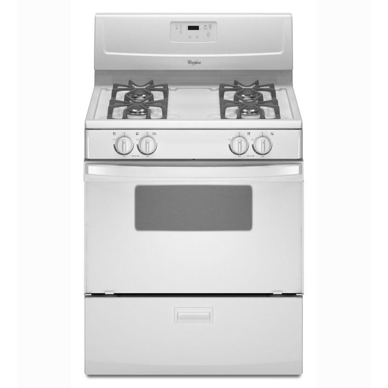 Whirlpool WFG114SWQ 30″ Standard Clean Freestanding Gas Range