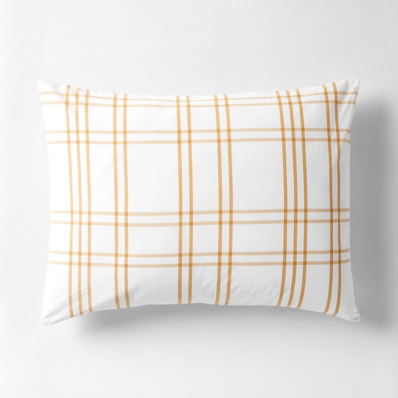 Stax Savannah Yellow Yarn Dyed Pillow Sham