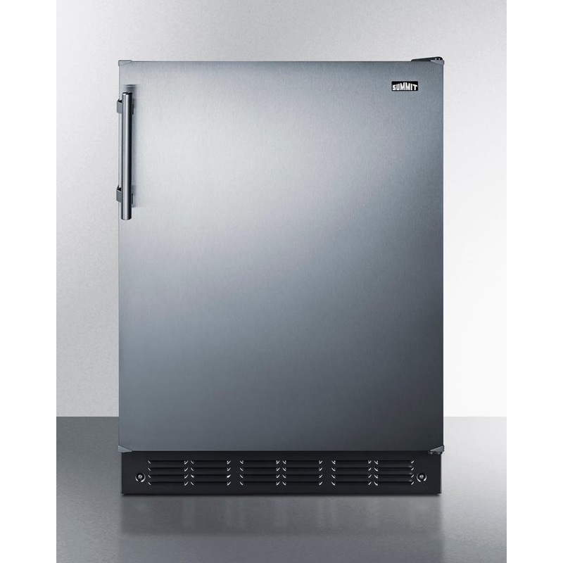 Summit FF708BL7SSADA 24″ Wide All-Refrigerator, Ada Compliant