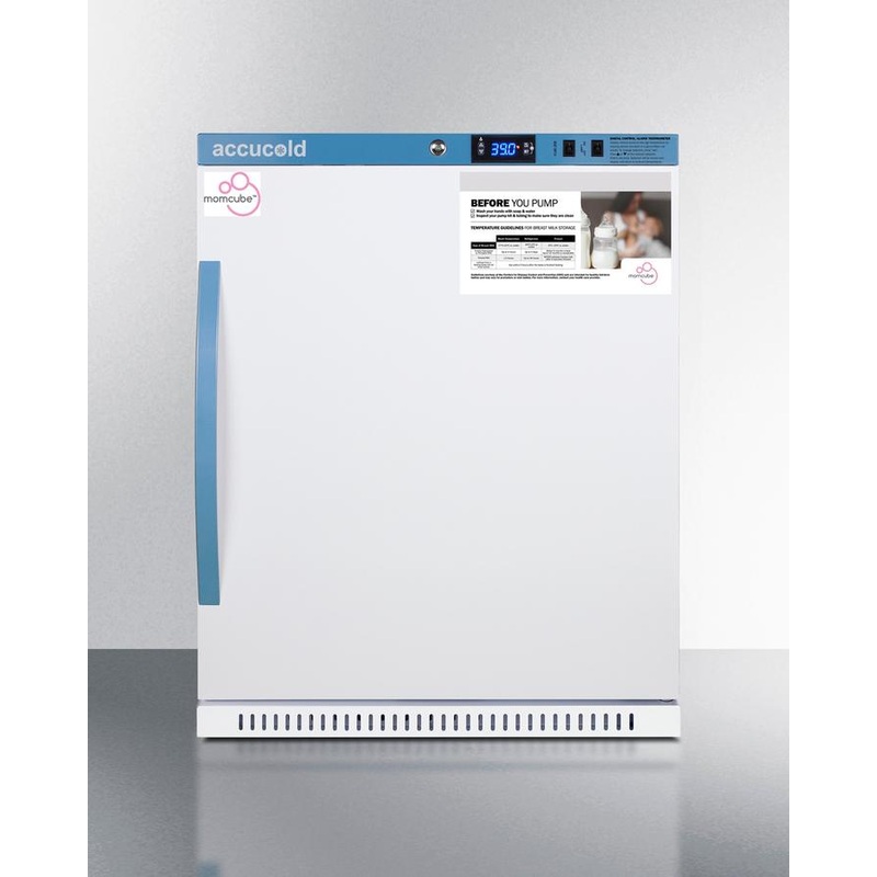 Summit MLRS62BIADAMC 6 CU.FT. Momcube(r) Breast Milk Refrigerator, ADA Compliant