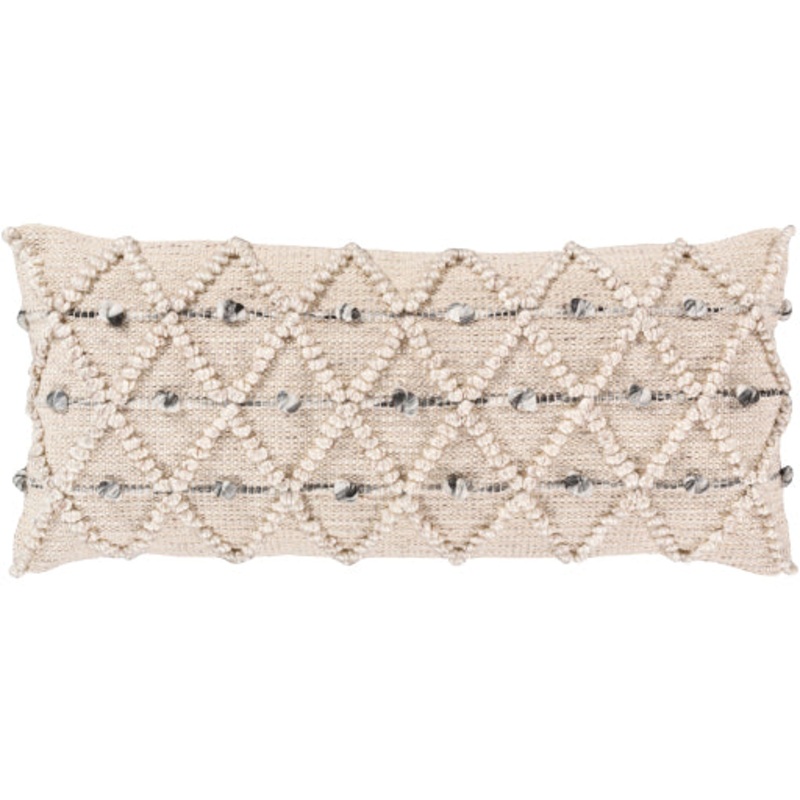 Anders ADR-009 14″L x 32″W Farmhouse Cottage Lumbar Pillow