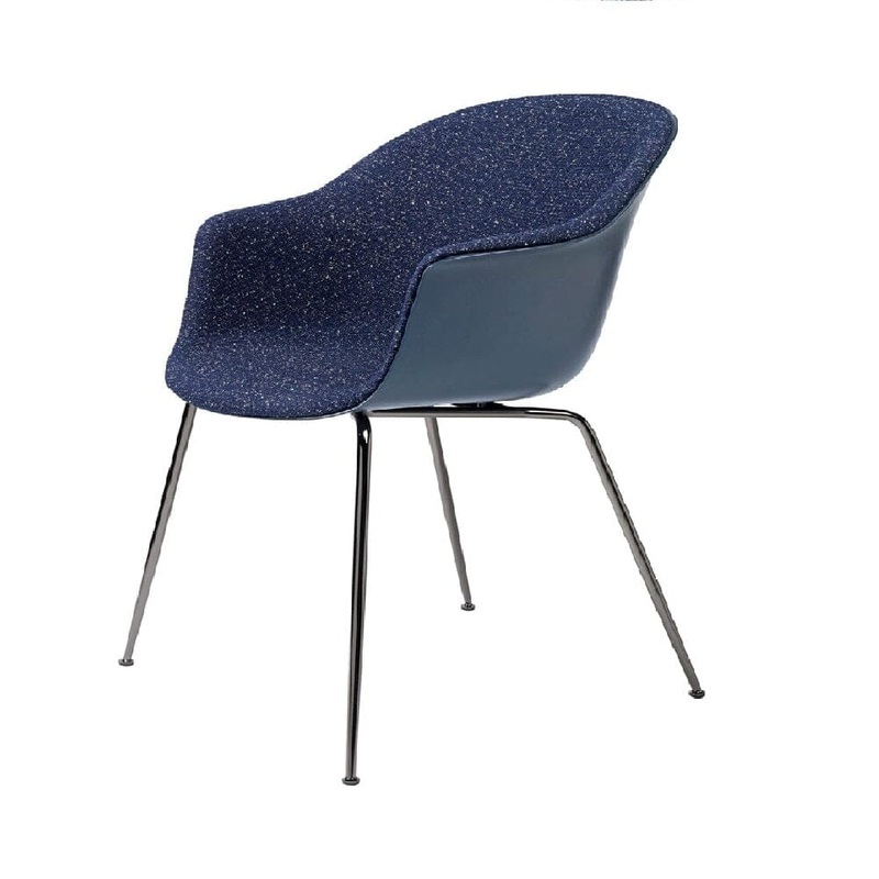 Bat Conic Base Dining Chair – Front Upholstered