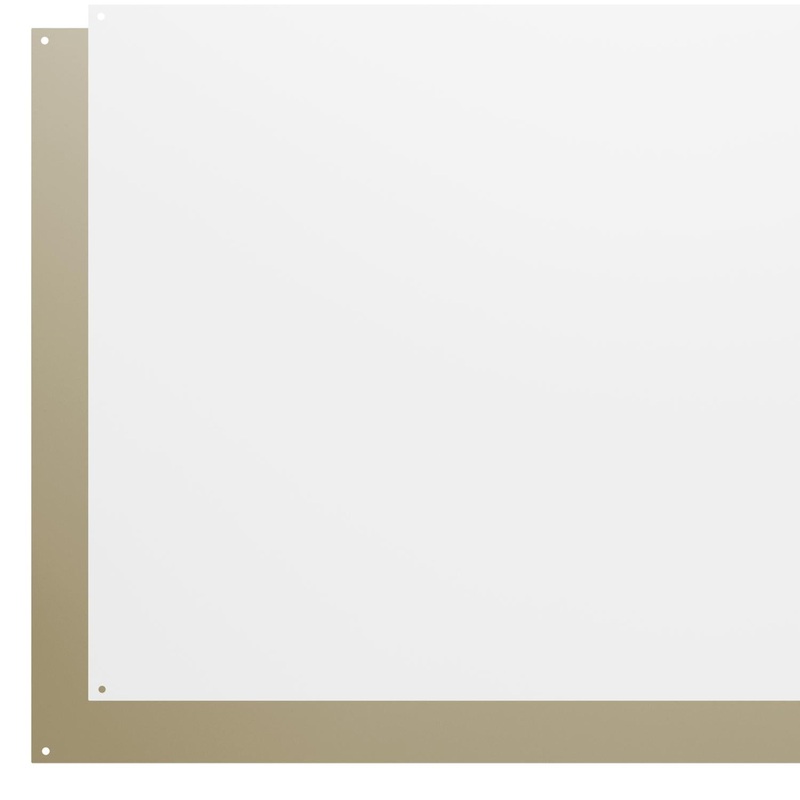 Broan 30-Inch wide Backsplash in Reversible White/Almond