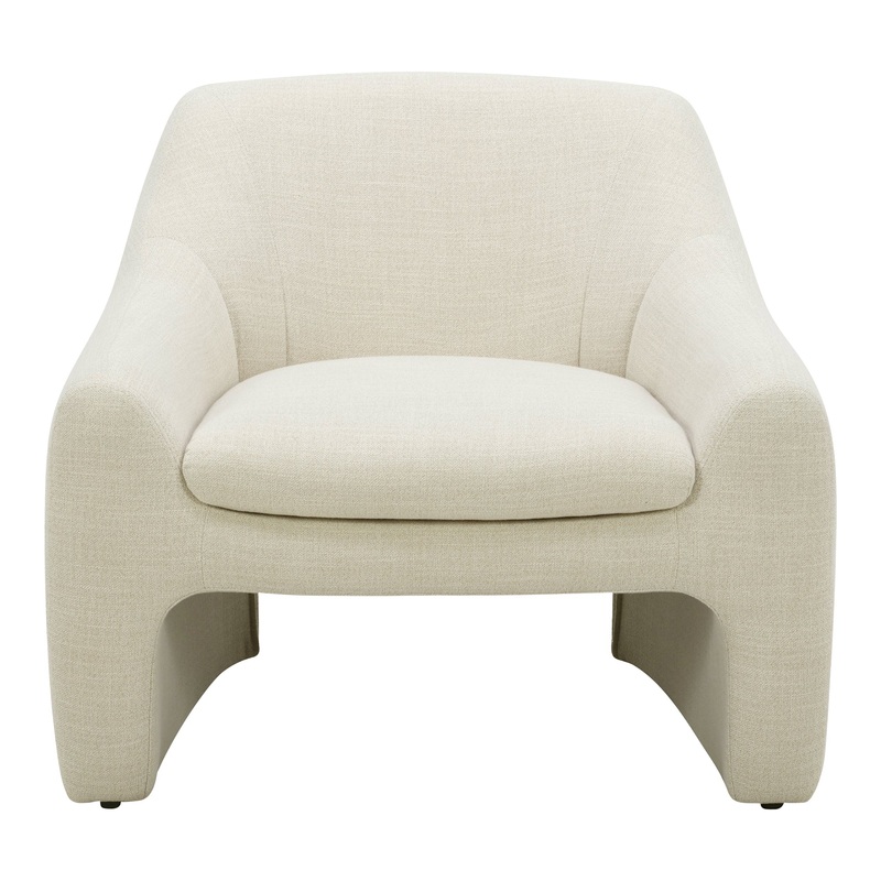 Modern Chic Lounger: Sleek Upholstered Statement Chair