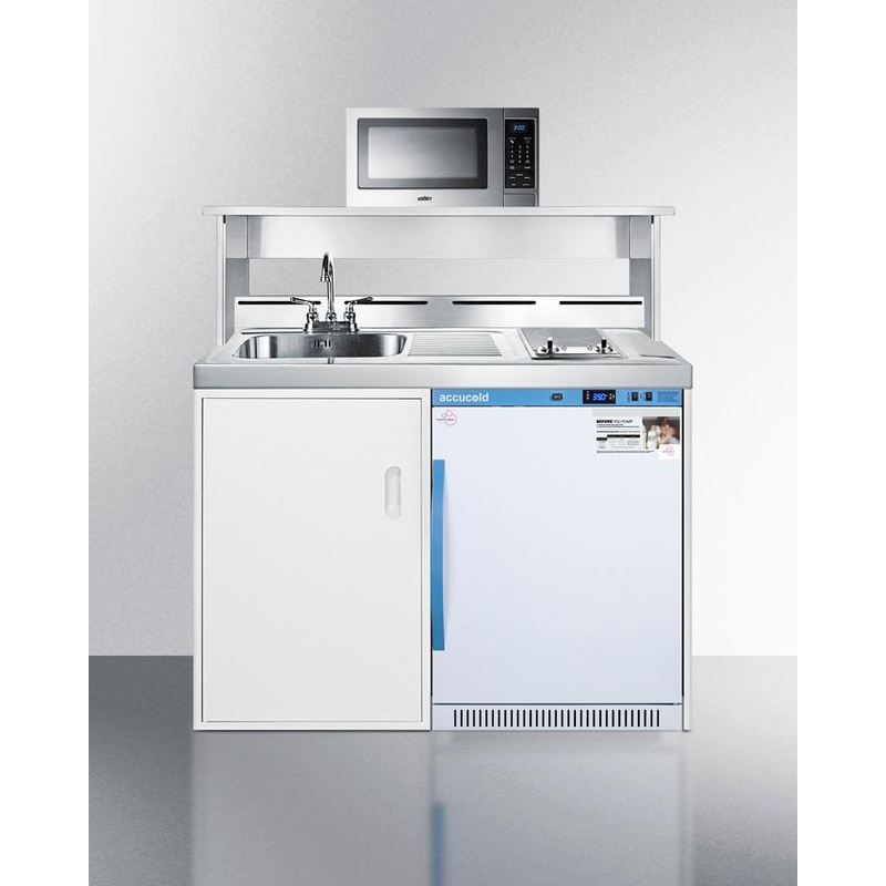 Summit C48ELMCMW 48″ Wide All-in-one Wellness Room Kitchenette With Microwave