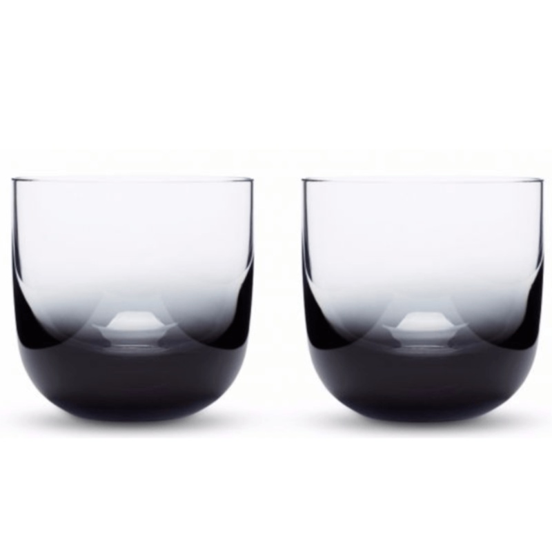 Tank Whiskey Glass Black x2 ***Moving Sale****NEW IN BOX****
