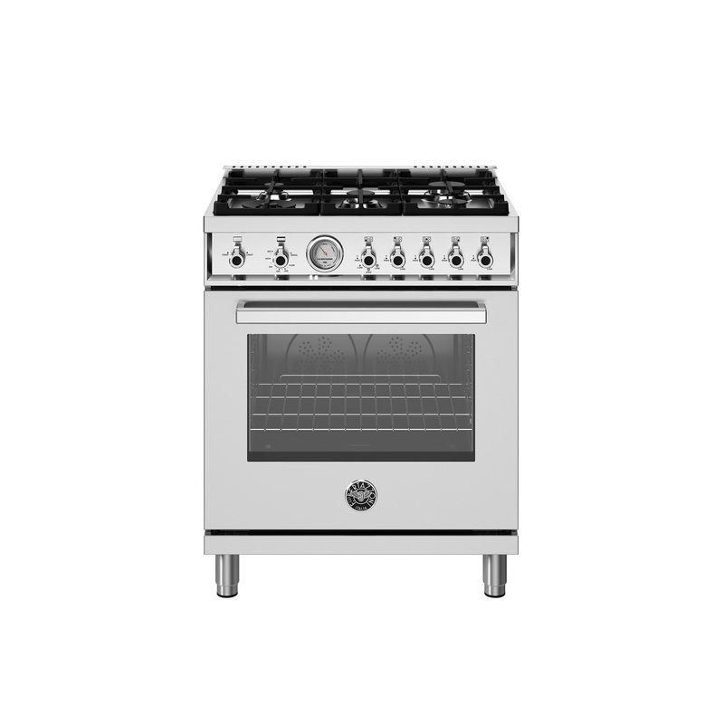 Bertazzoni PRO305GASXV 30 Inch All Gas Range, 5 Burners Stainless Steel