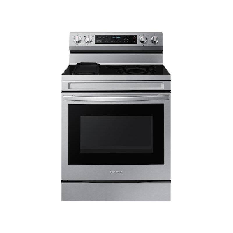 Samsung NE63D6711SR 6.3 cu. ft. Smart Freestanding ENERGY STAR Certified Electric Range with Air Fry and Griddle in Stainless Steel