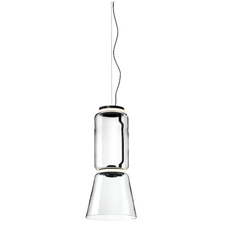 Noctambule Low Cylinder and Cone LED Pendant