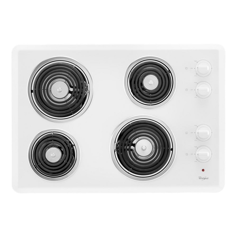 WCC31430AW Whirlpool 30″ Electric Cooktop