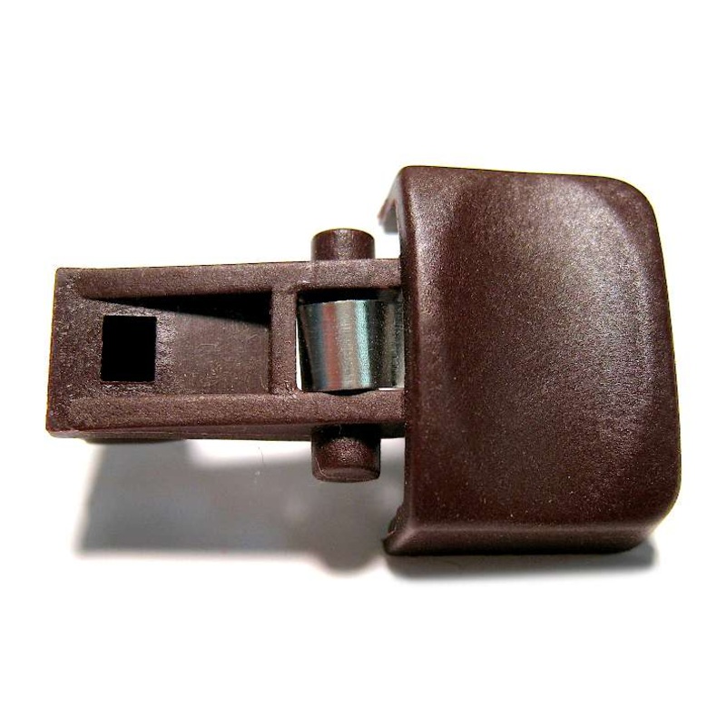 Sebo Release Button with leaf spring – burgundy