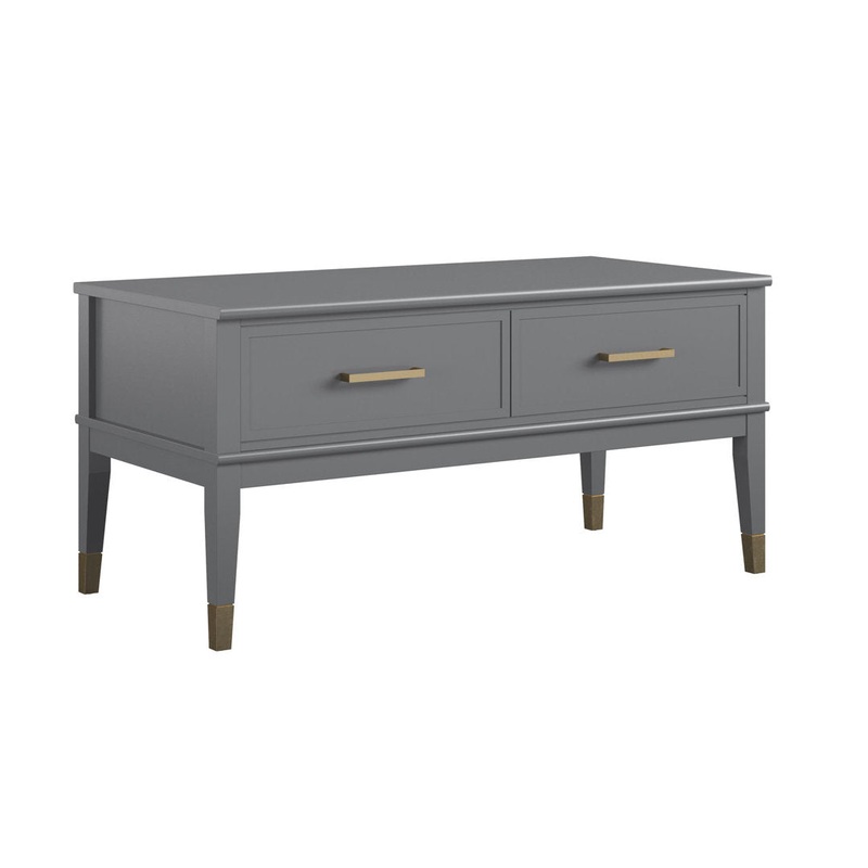 Westerleigh Storage Lift-Top Coffee Table CosmoLiving by Cosmopolitan Color: Graphite Gray