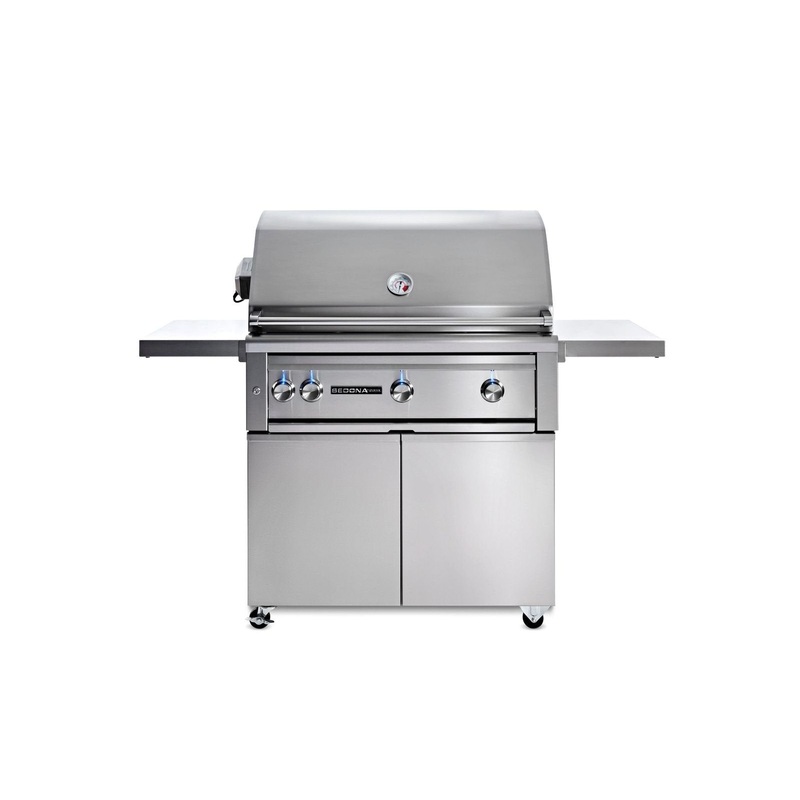 Lynx L601PSFRLP 36″ Freestanding Sedona Grill W/Rotisserie – 1 Prosear/2 Ss Tube Burners