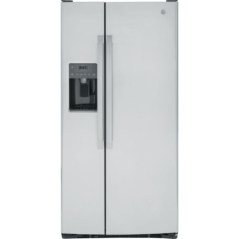 GSE23GYPFS GE ENERGY STAR 23.0 Cu. Ft. Side-By-Side Refrigerator