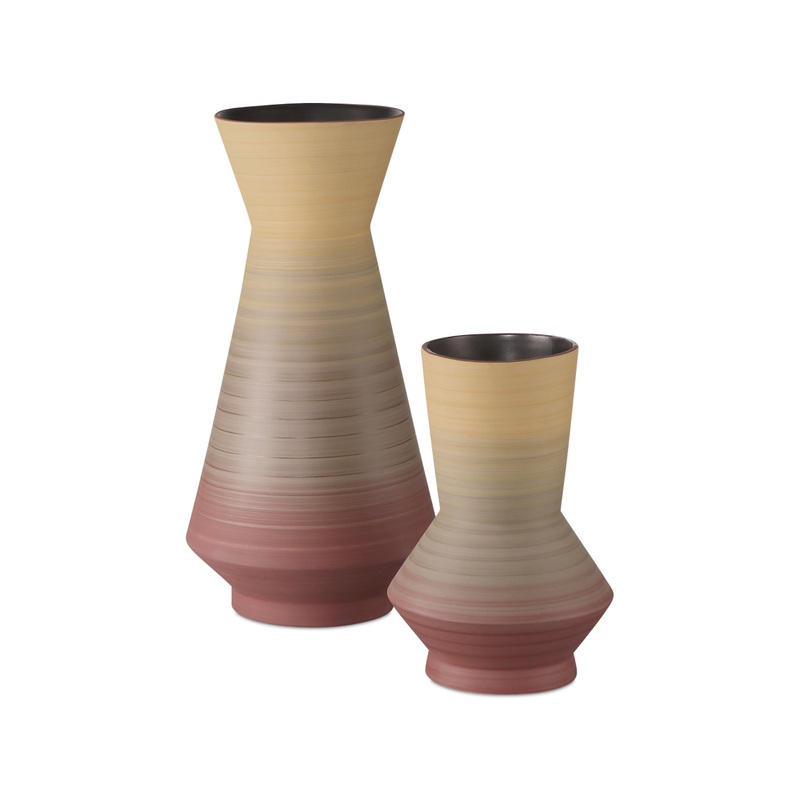 Happy 80’s Red & Yellow Vase (Set of 2)
