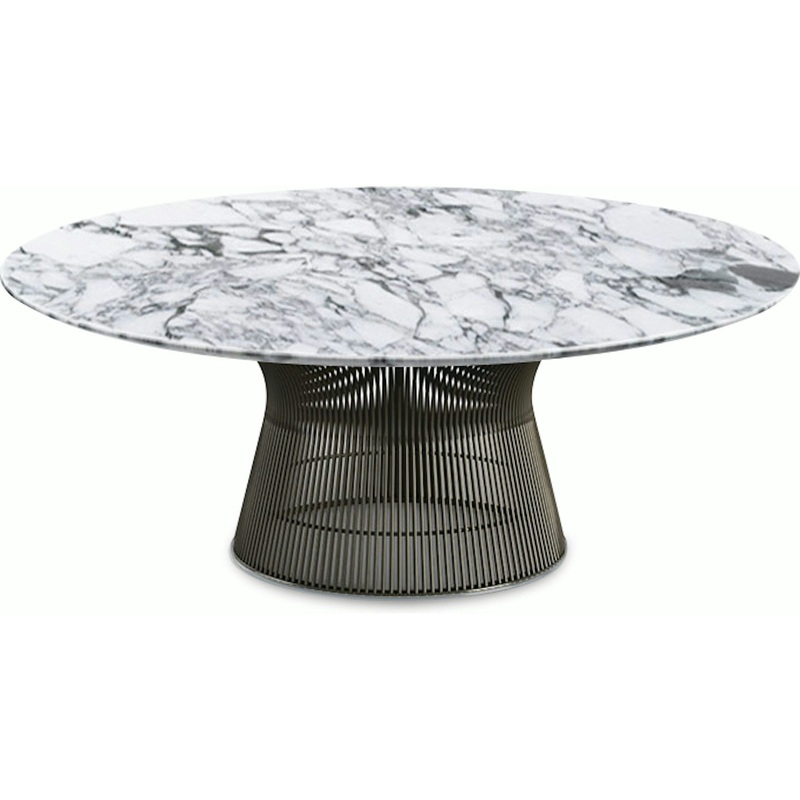 Platner Bronze 42″ Coffee Table