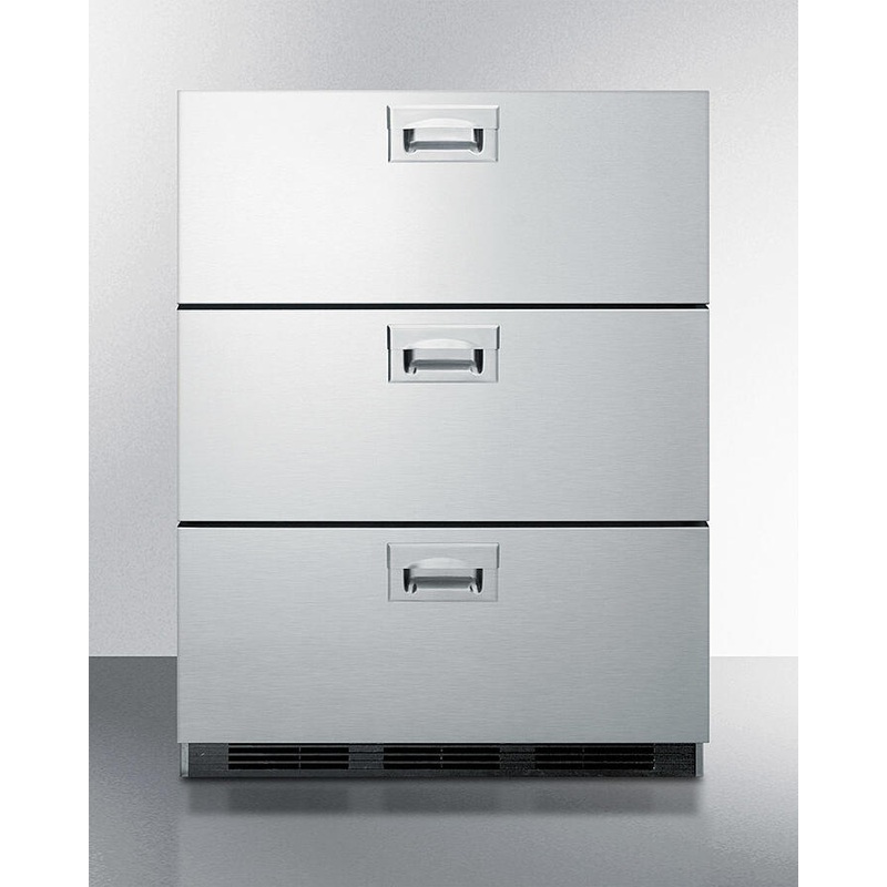 Summit SP6DBS7 24″ Wide 3-Drawer All-Refrigerator