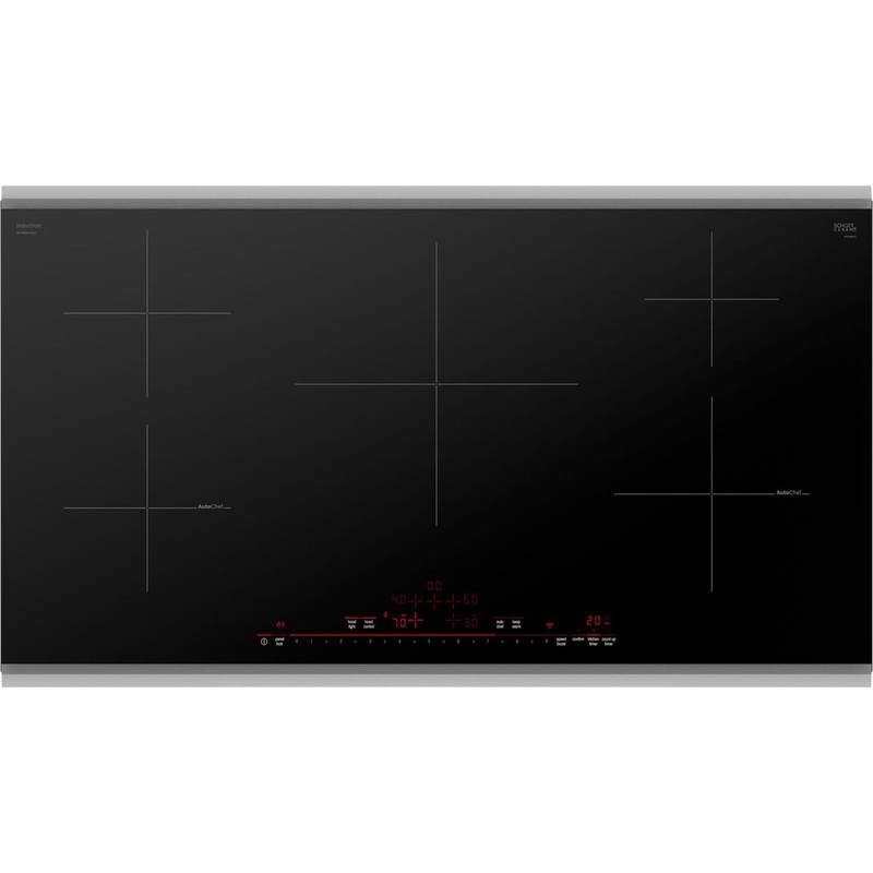 Bosch NIT8660SUC 800 Series Induction Cooktop 36″ Black, surface mount with frame