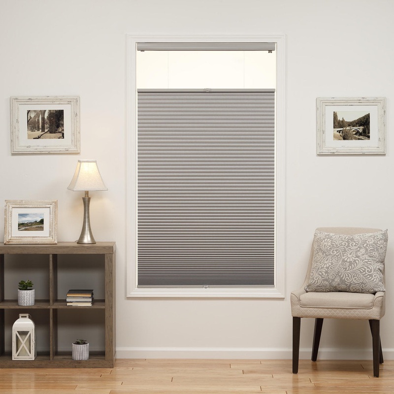 Sheba 1.5 inch Cordless Blackout Top Down bottom Up Cellular Shade Symple Stuff Blind Size: 69″ W x 64″ L Finish: Sterling Gray