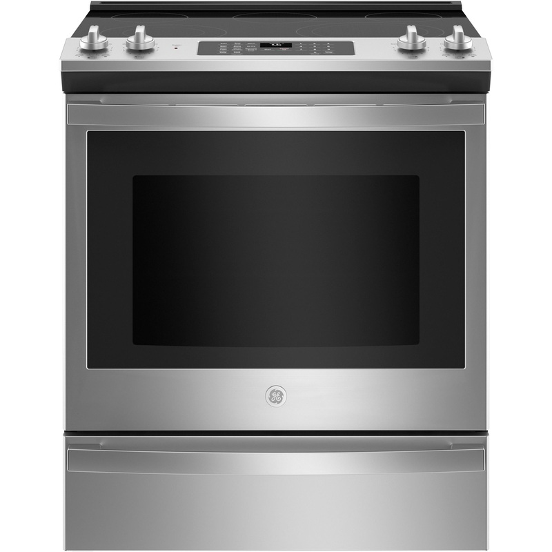 GE 30″ Slide-In Electric Convection Range with No Preheat Air Fry