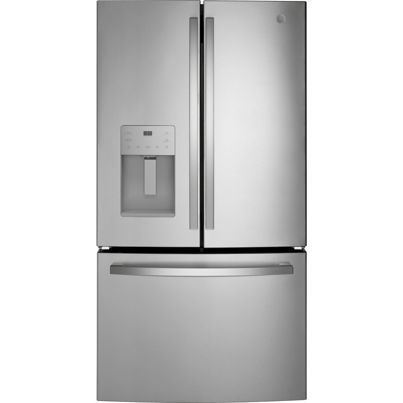 GYE21JYMFS GE ENERGY STAR 20.6 Cu. Ft. Fingerprint Resistant Counter-Depth French-Door Refrigerator