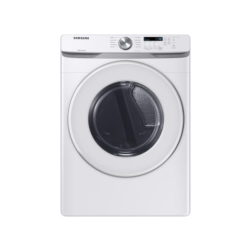 Samsung 7.5 cu. ft. Electric Long Vent Dryer with Sensor Dry in White