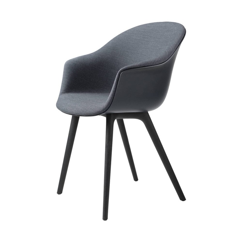 Bat Dining Chair – Front Upholstered with Plastic Base