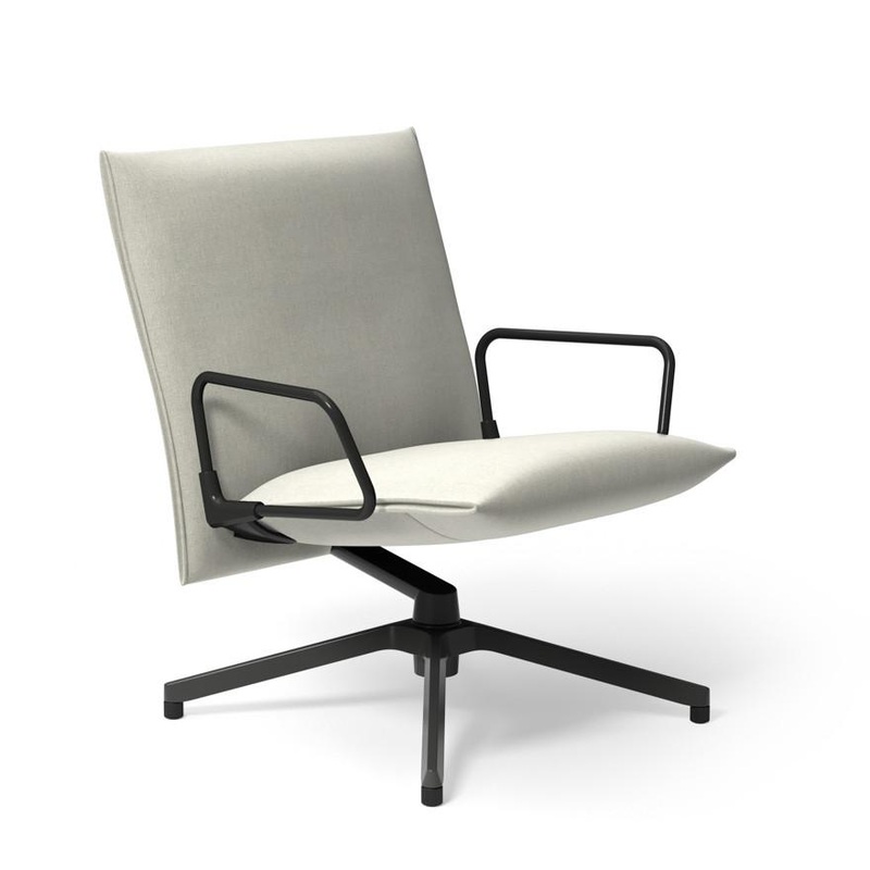 Pilot Low Back Lounge Chair with  Loop Arms