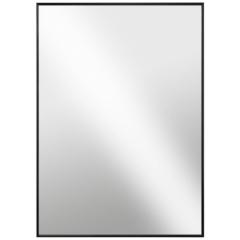 Abdelrauof Accent Mirror Latitude Run Size: 40″ x 30″ Finish: Black