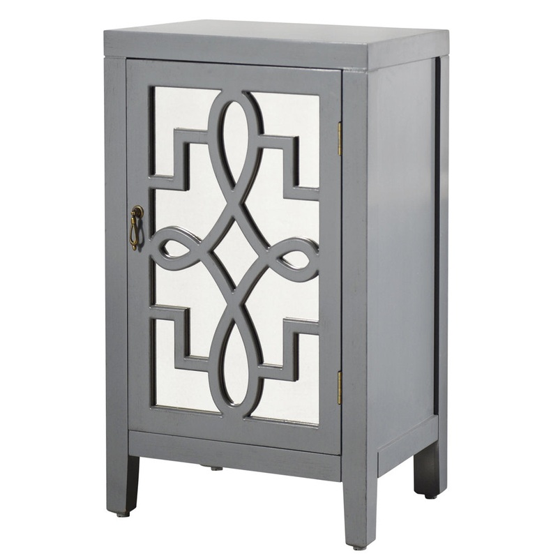 Almazan Nightstand Langley Street Color: Gray