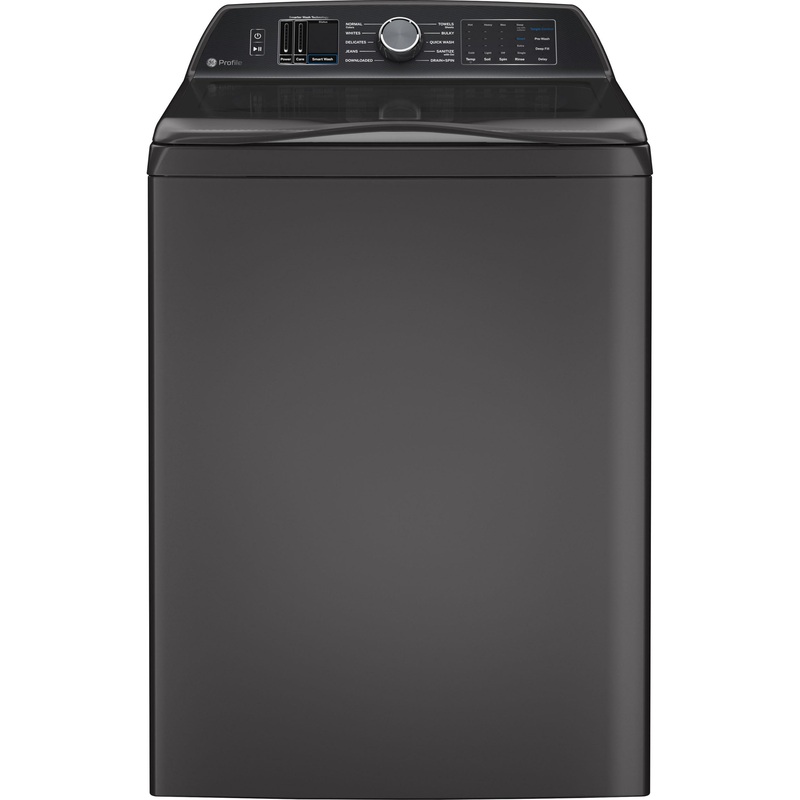 Ge Appliances PTW700BPTDG Ge Profile 5.4 Cu. Ft. Capacity Washer With Smarter Wash Technology And Flexdispense