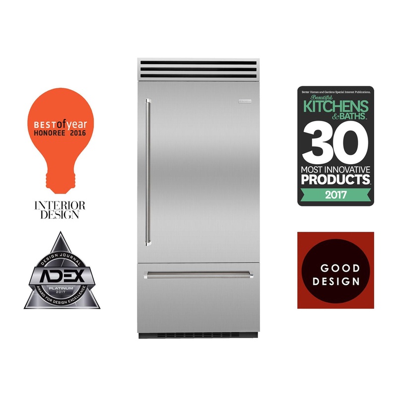 Bluestar BBB36R3 36″ Pro Built-In Refrigerator/Freezer Right Hinge