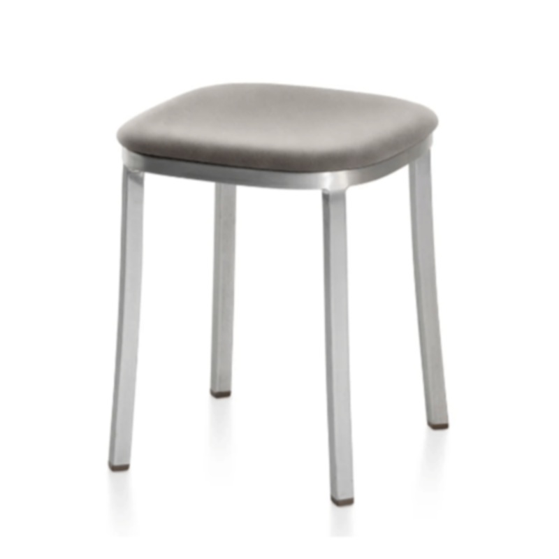 Emeco 1 Inch Small Stool – Upholstered Seat