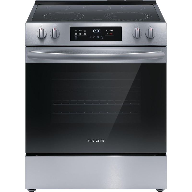 Frigidaire FCFE3062AS Frigidaire 30″ Front Control Electric Range