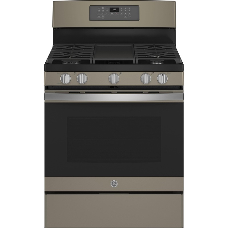 JGB735EPES GE 30″ Free-Standing Gas Convection Range with No Preheat Air Fry