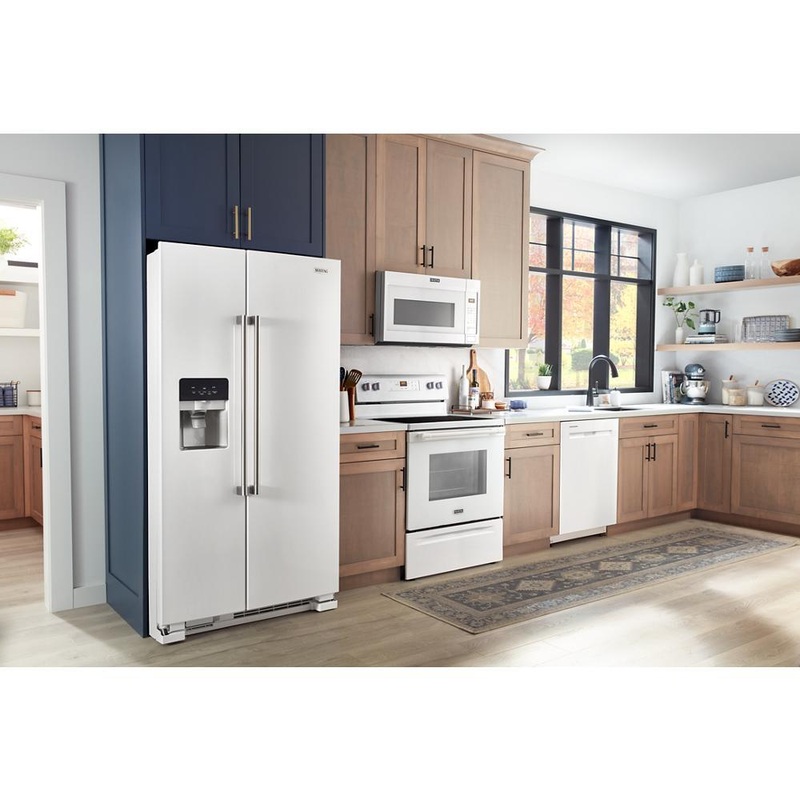 Maytag MRSF4036PW 36-Inch Wide Side-By-Side Refrigerator – 25 Cu. Ft.