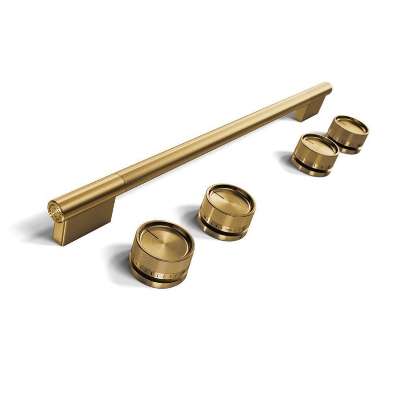 Kitchenaid W11773972 Brass Handle And Knob Hardware Accessory Kit For Kitchenaid Slide-In Convectionrange