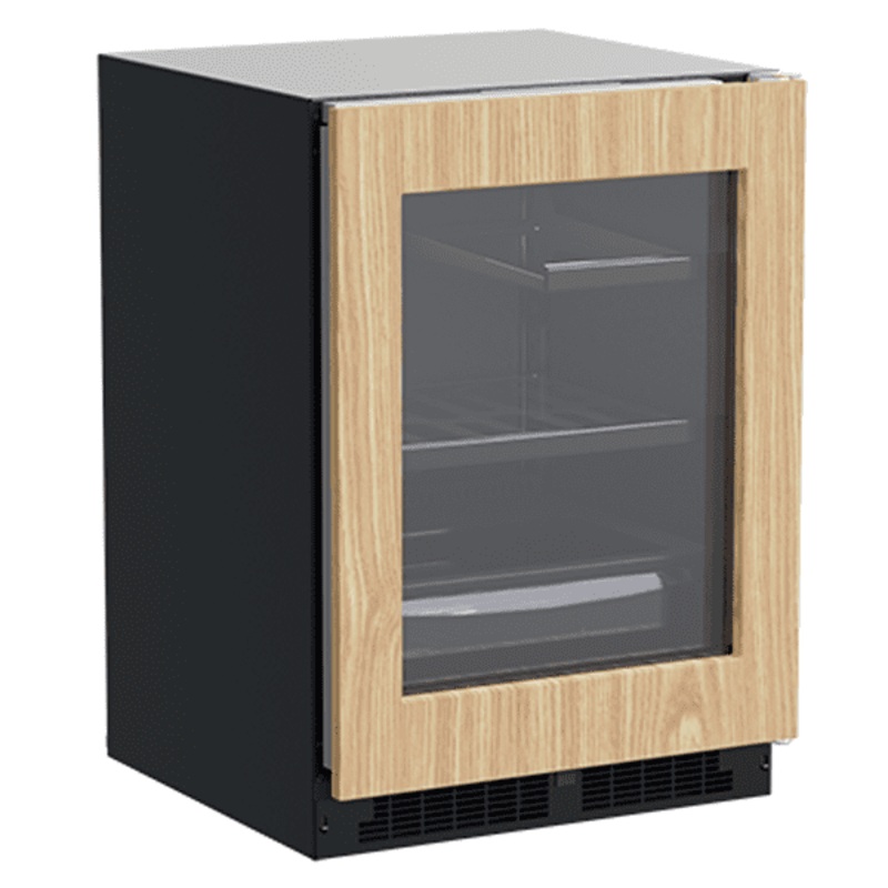 Marvel MLRE224IG01A 24-In Built-In Refrigerator With 3-In-1 Convertible Shelf And Maxstore Bin With Door Style – Panel Ready Frame Glass