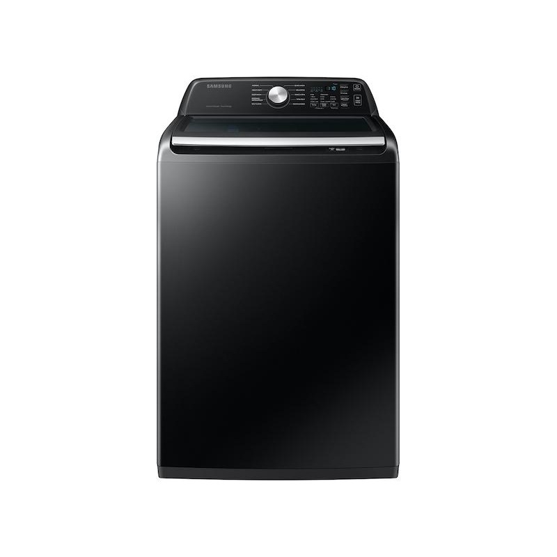 Samsung WA47CG3500AV 4.7 Cu. Ft. Large Capacity Smart Top Load Washer With Active Waterjet In Brushed Black
