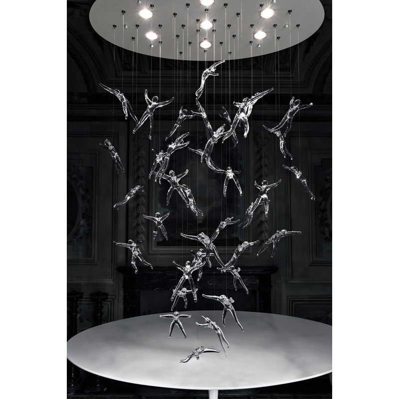 Angel Falls 36 Angels Cluster Pendant Light
