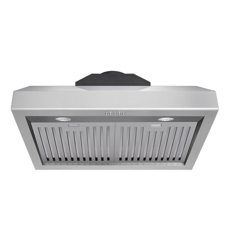 Thor Kitchen TRH3006 30 Inch Professional Range Hood, 11 Inches Tall In Stainless Steel – Model Trh3006