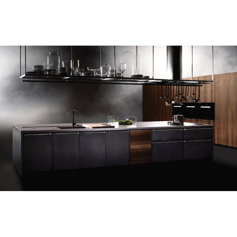 Boffi PRST + Antibes Bar with Ecowood Xilo 2.0 Veneer Wood Finish