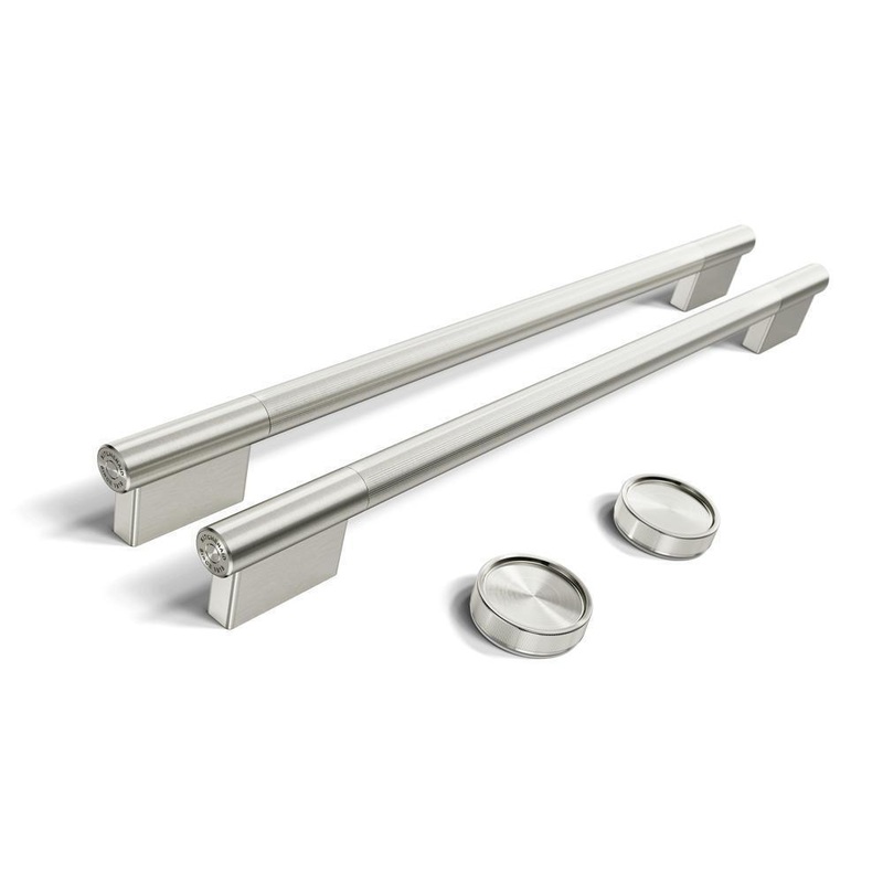 Kitchenaid W11774416 Stainless Steel Handle And Knob Hardware Accessory Kit For Kitchenaid 30″ Double Wall Oven & Microwave Combo