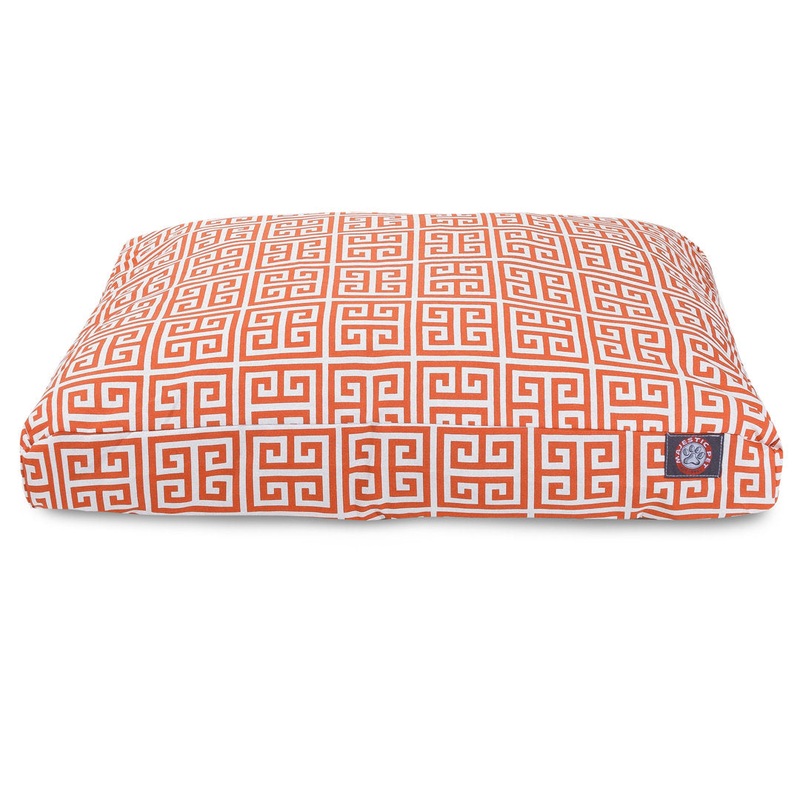 Towers Angela Pet Pillow Majestic Pet Products Color: Orange Size: Small (20″ W x 27″ D x 4″ H);
