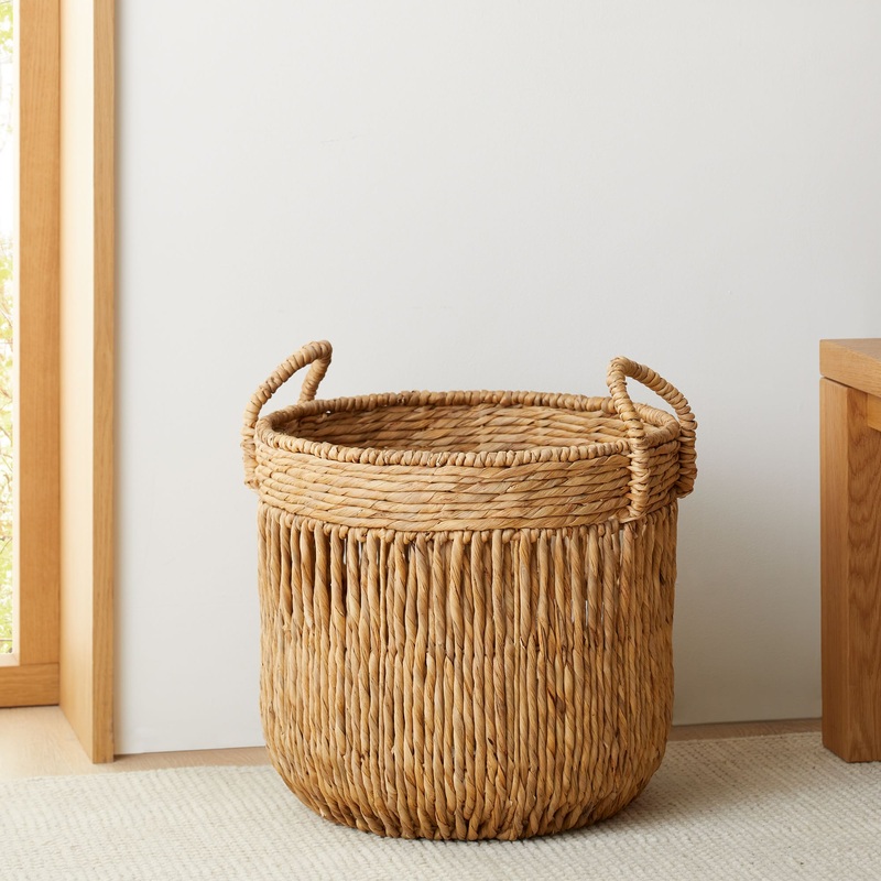 Vertical Lines Seagrass Baskets