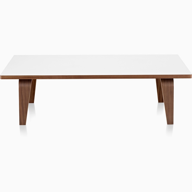 Eames Rectangular Coffee Table / Laminate Top with Veneer Edge